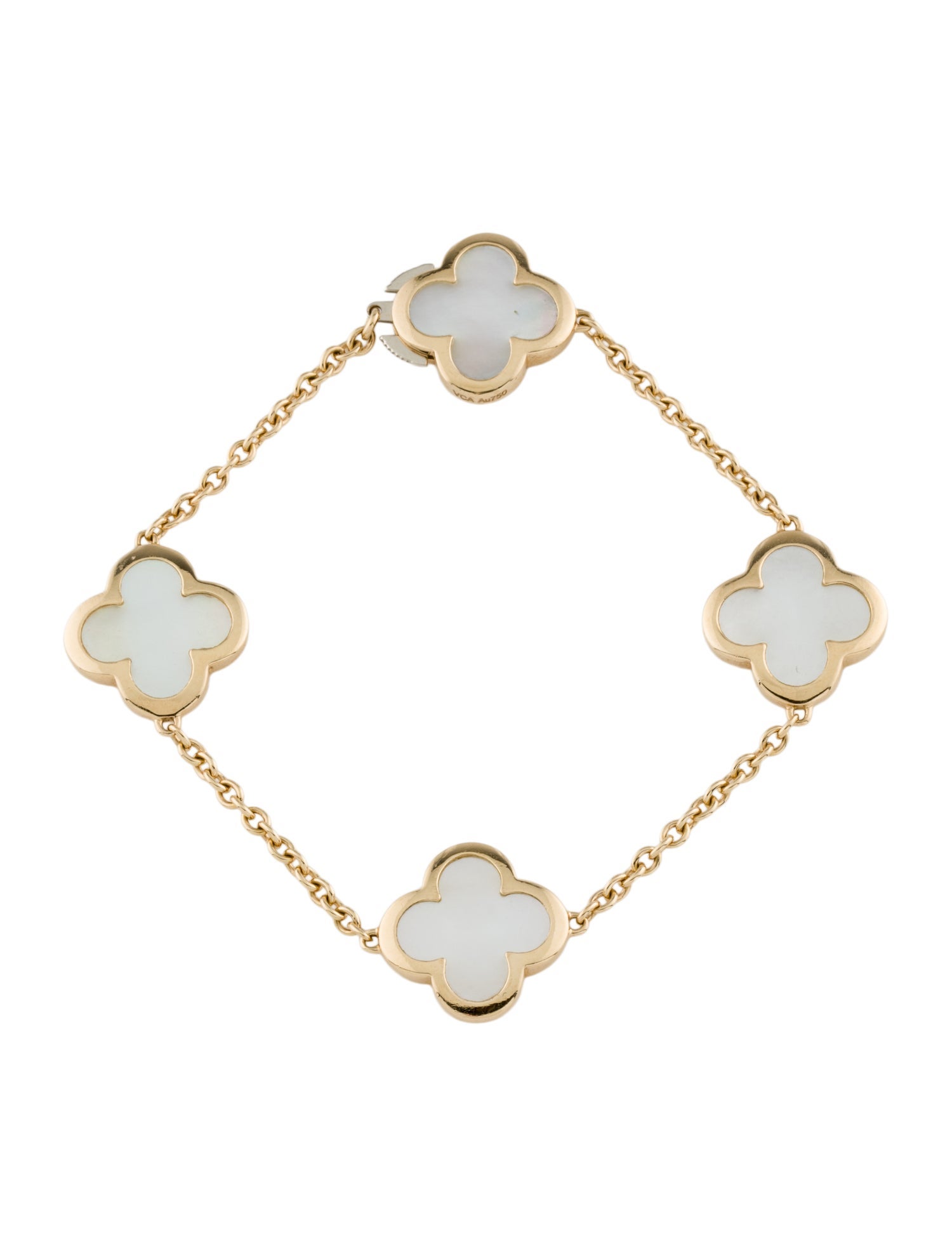 Van Cleef & Arpels Pure Alhambra Bracelet, 4 Motifs