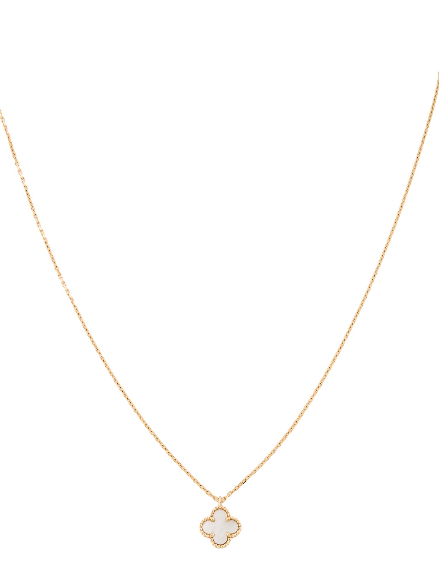 Van Cleef & Arpels Mother Of Pearl Sweet Alhambra pendant