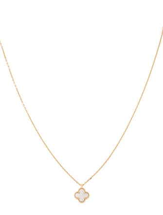 Van Cleef & Arpels Mother Of Pearl Sweet Alhambra pendant