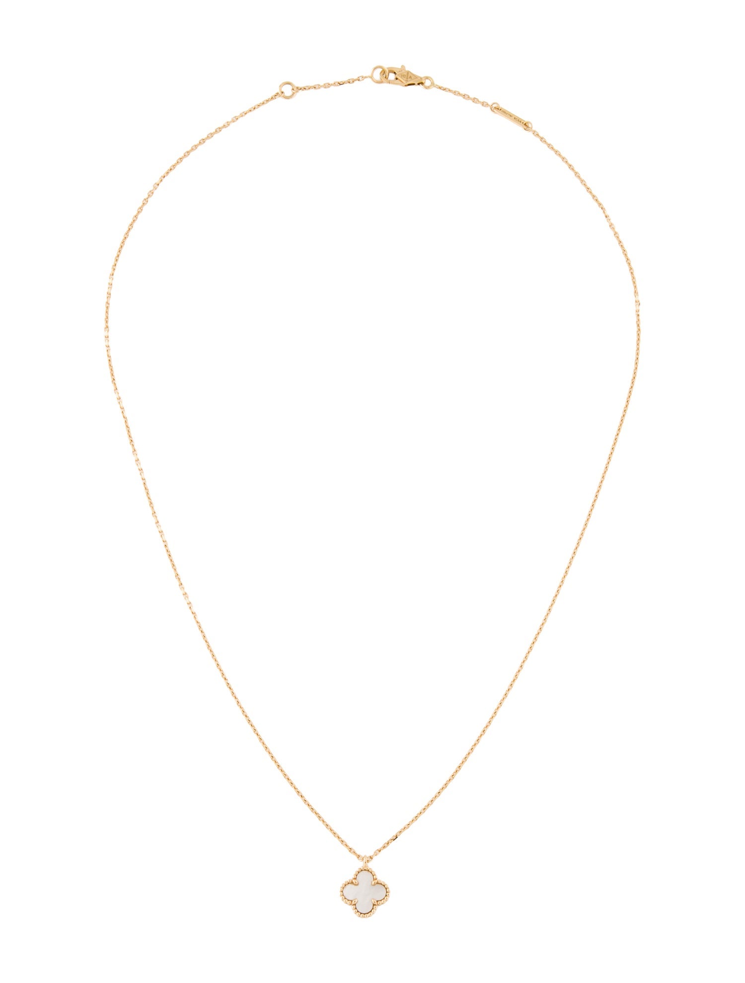 Van Cleef & Arpels Mother Of Pearl Sweet Alhambra pendant