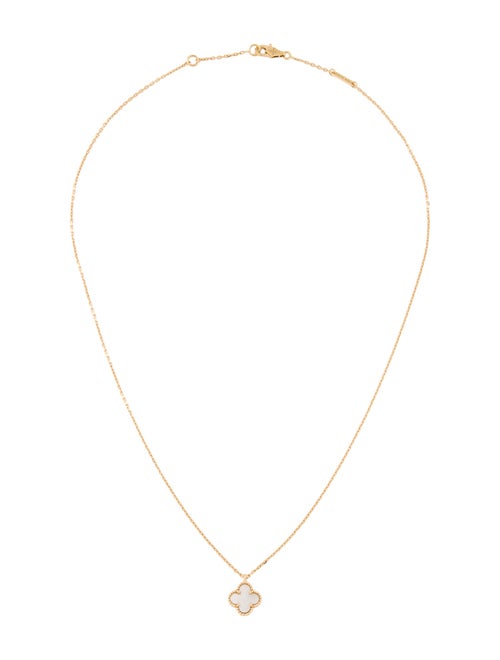 Van Cleef & Arpels Mother Of Pearl Sweet Alhambra pendant