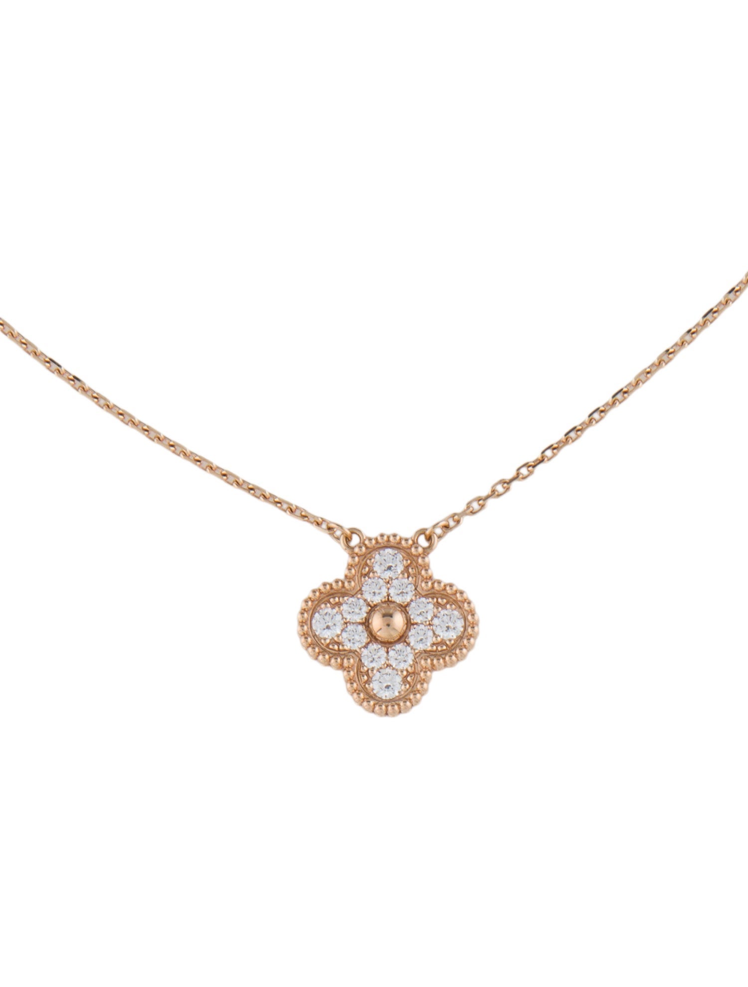 Van Cleef & Arpels Vintage Alhambra Pendant Necklace