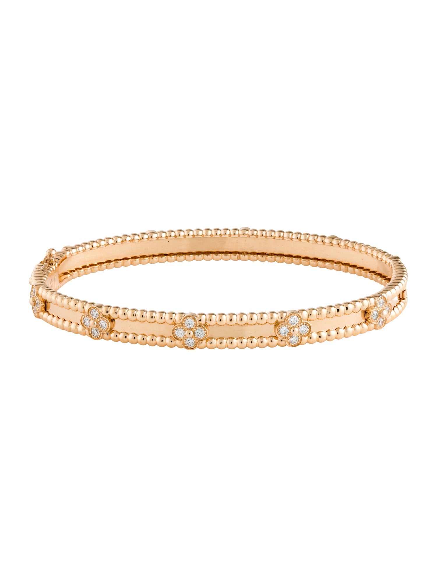 Van Cleef & Arpels Perlée Sweet Clovers Bracelet, Medium Model