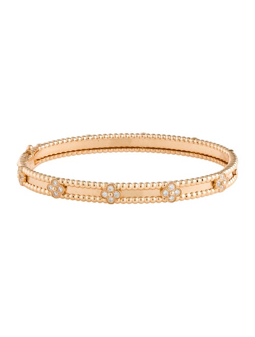 Van Cleef & Arpels Perlée Sweet Clovers Bracelet, Medium Model