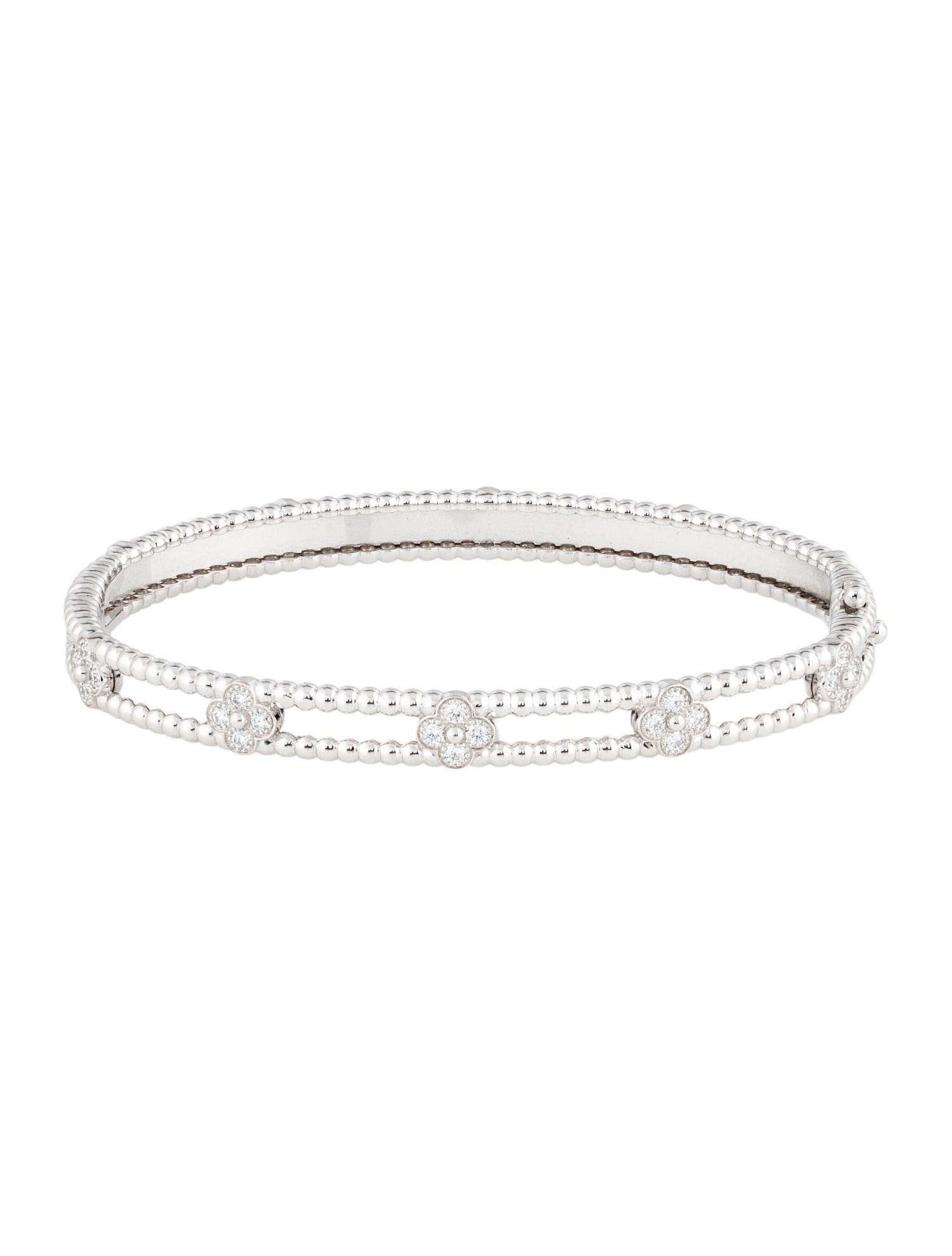 Van Cleef & Arpels Perlée Sweet Clovers Bracelet, Medium Model