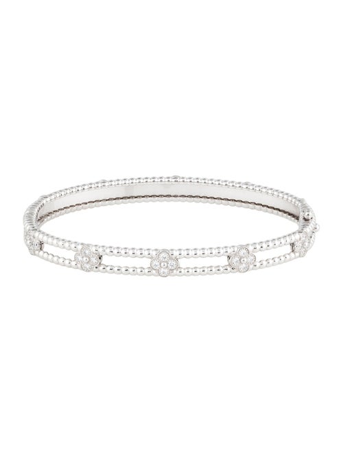 Van Cleef & Arpels Perlée Sweet Clovers Bracelet, Medium Model