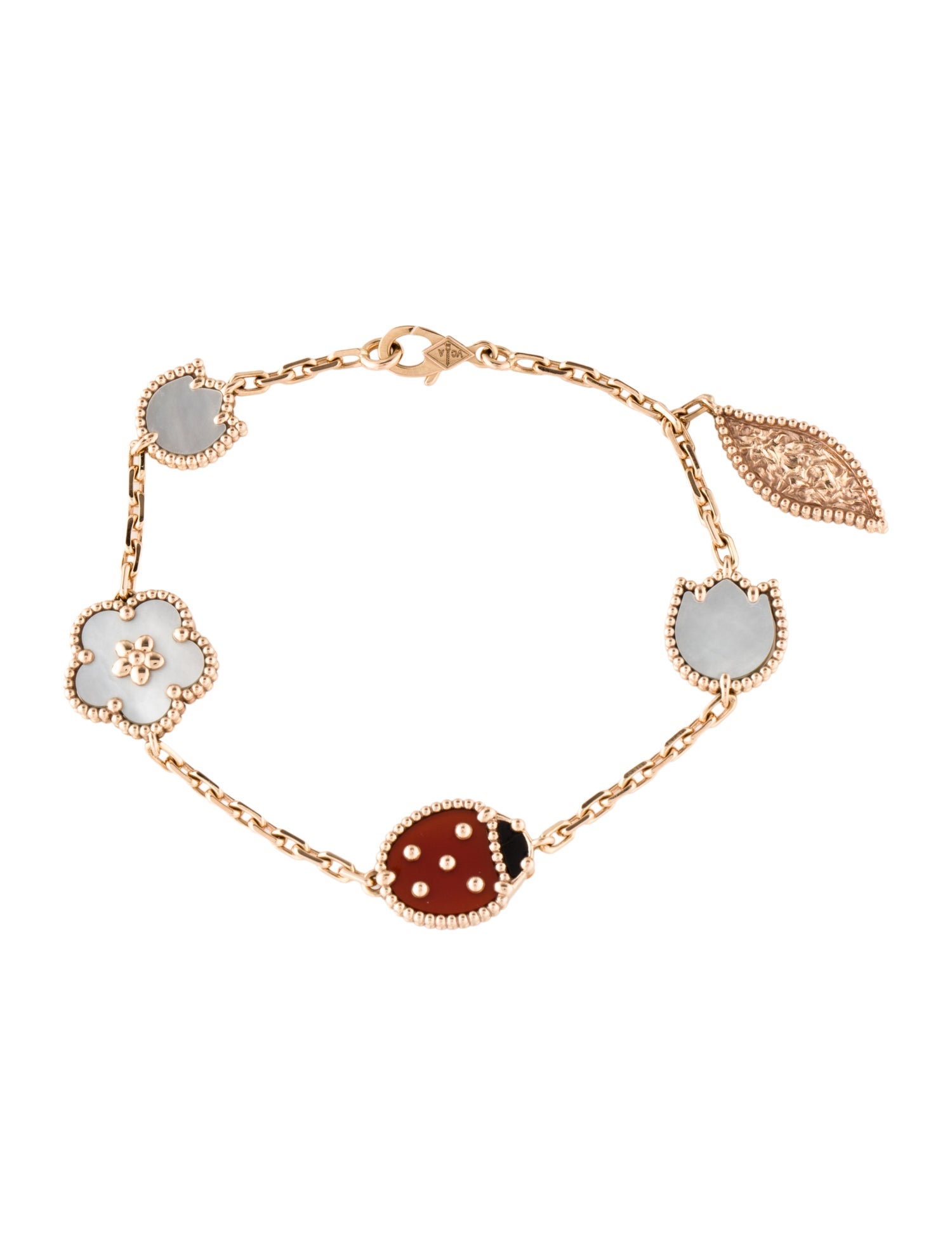 Van Cleef & Arpels Lucky Spring 5 Motif Bracelet