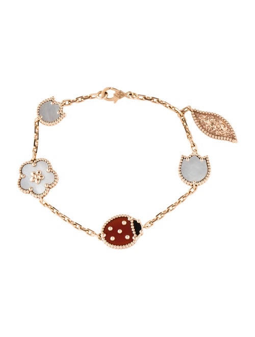 Van Cleef & Arpels Lucky Spring 5 Motif Bracelet