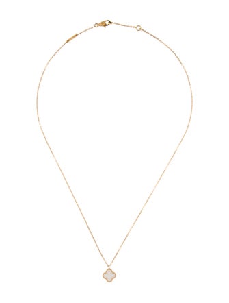 Van Cleef & Arpels Mother of Pearl Sweet Alhambra Necklace
