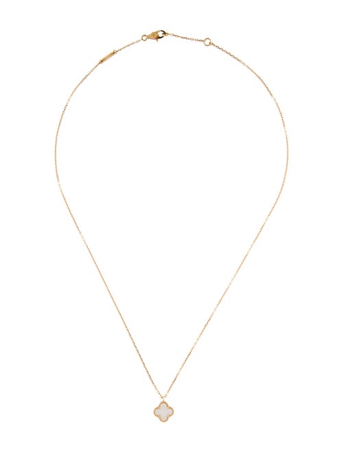 Van Cleef & Arpels Mother of Pearl Sweet Alhambra Necklace
