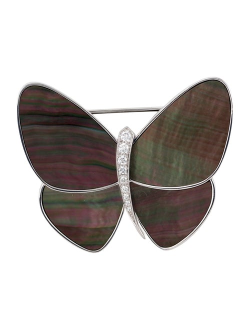 Van Cleef & Arpels Mother of Pearl Butterfly Clip