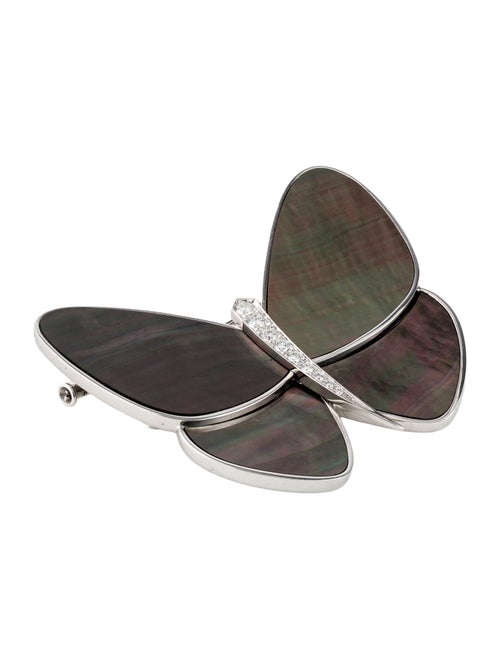 Van Cleef & Arpels Mother of Pearl Butterfly Clip
