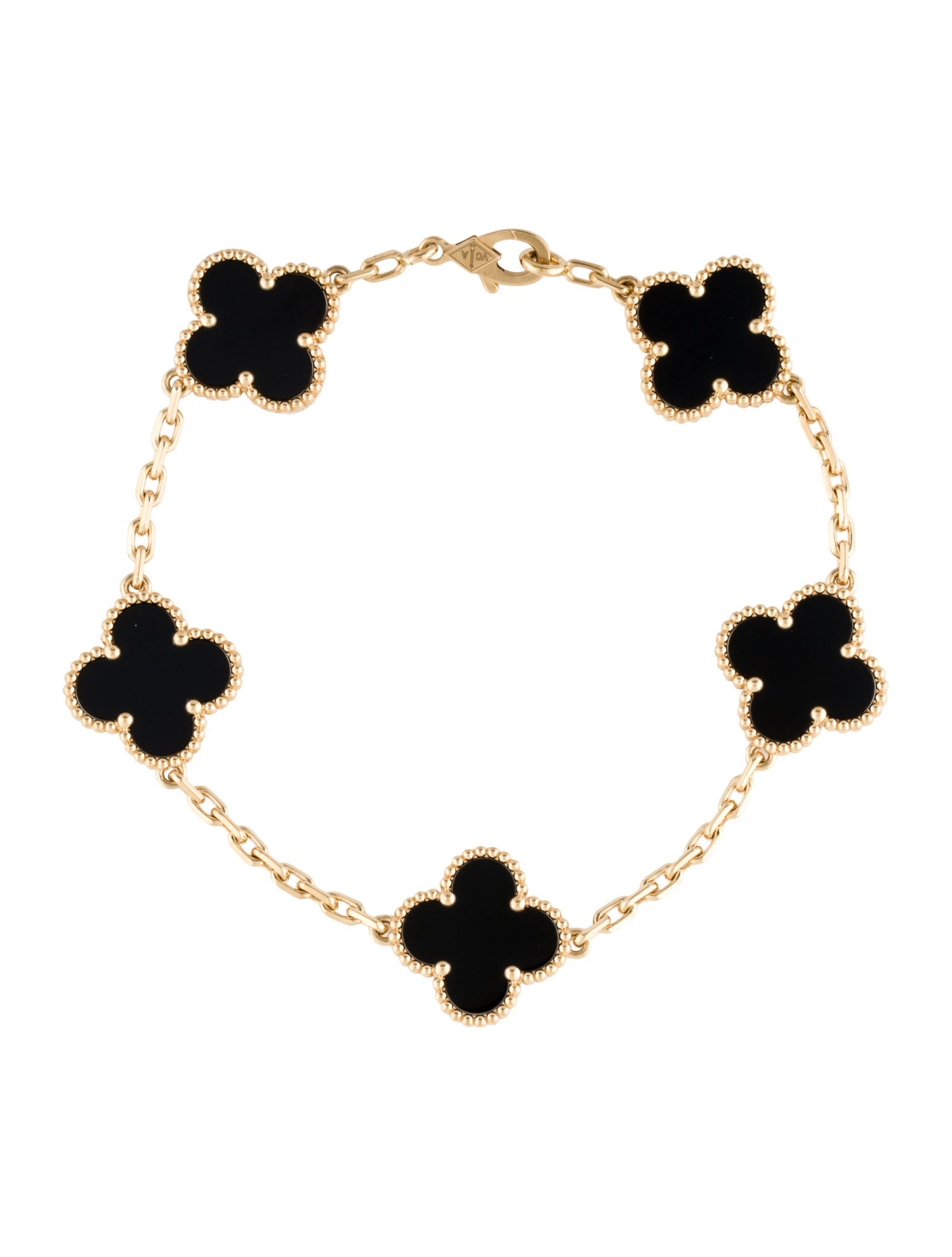 Van Cleef & Arpels Vintage Alhambra Bracelet, 5 Motifs
