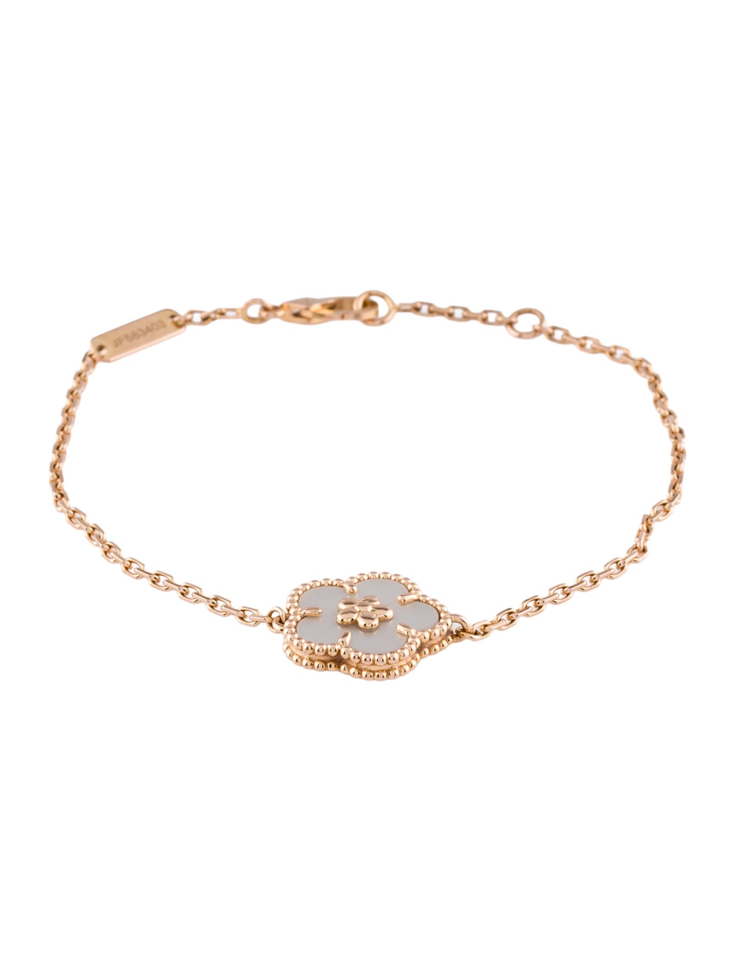 Van Cleef & Arpels Lucky Spring Bracelet, Plum Blossom