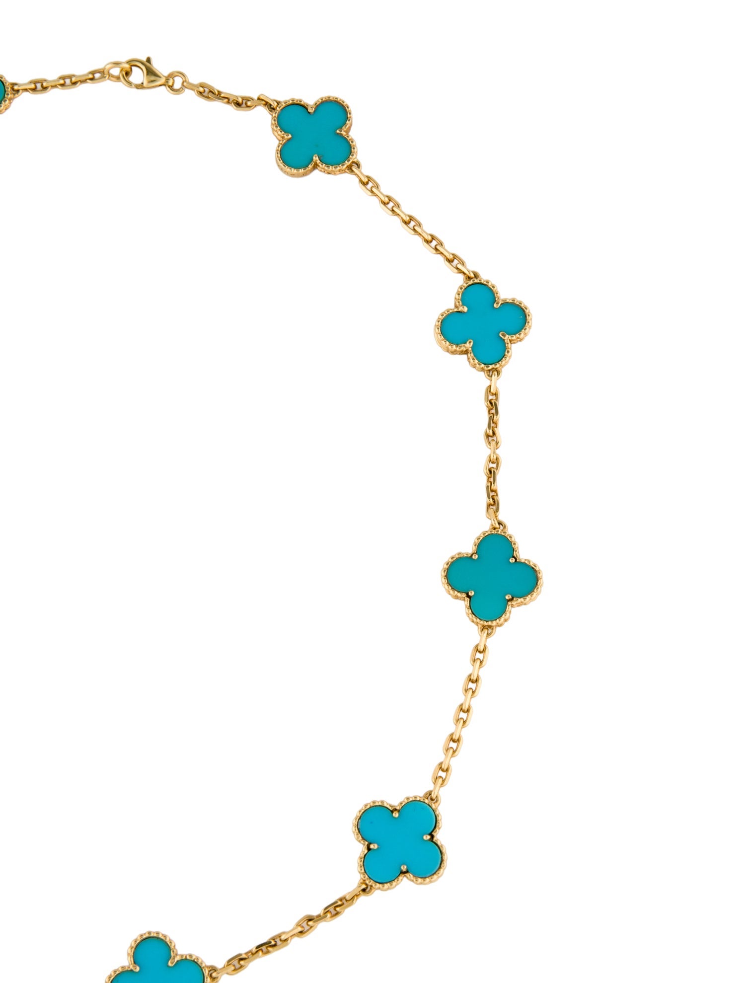 Van Cleef & Arpels Vintage Alhambra Necklace, 10 Motifs