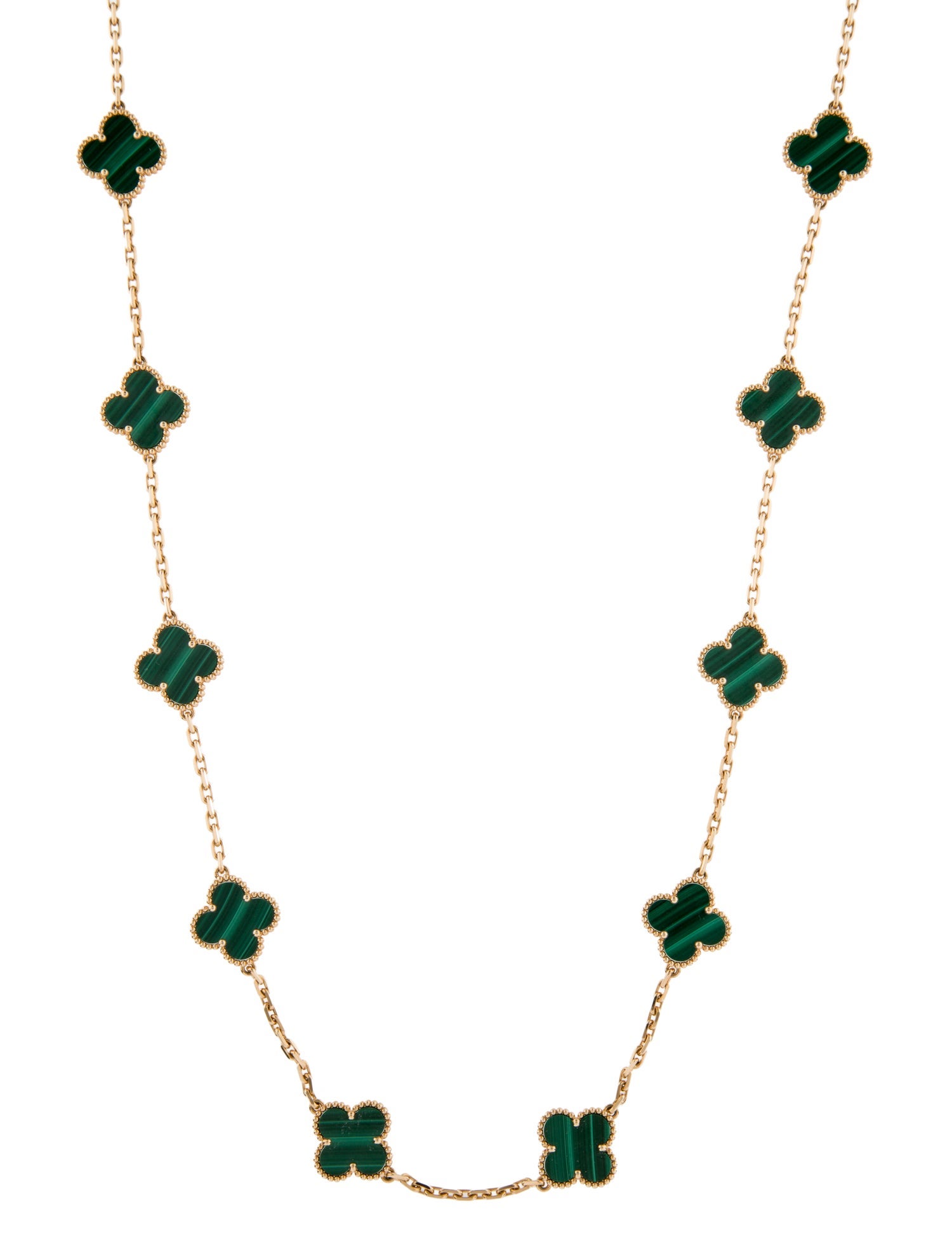 Van Cleef & Arpels Vintage Alhambra Long Necklace, 20 Motifs