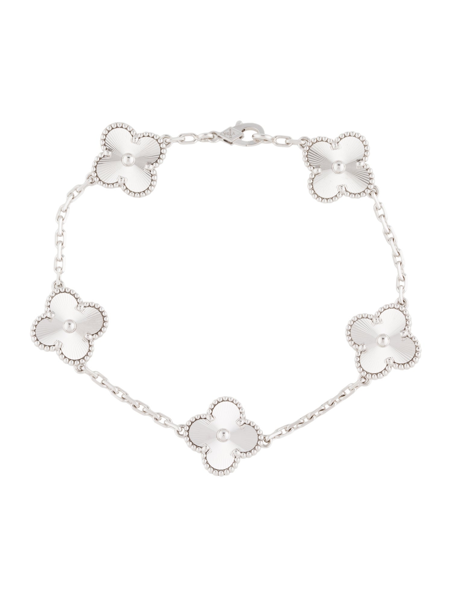 Van Cleef & Arpels Vintage Alhambra Bracelet, 5 Motifs
