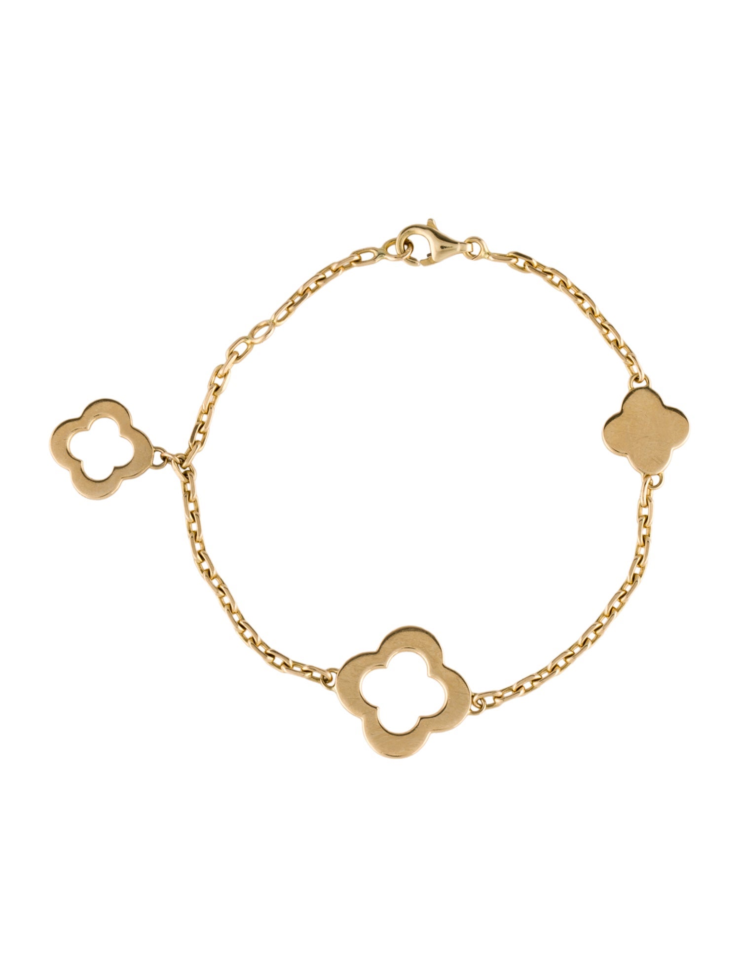 Van Cleef & Arpels Byzantine Alhambra Bracelet, 3 Motifs