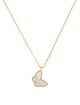 Van Cleef & Arpels Mother of Pearl Sweet Butterflies Pendant Necklace