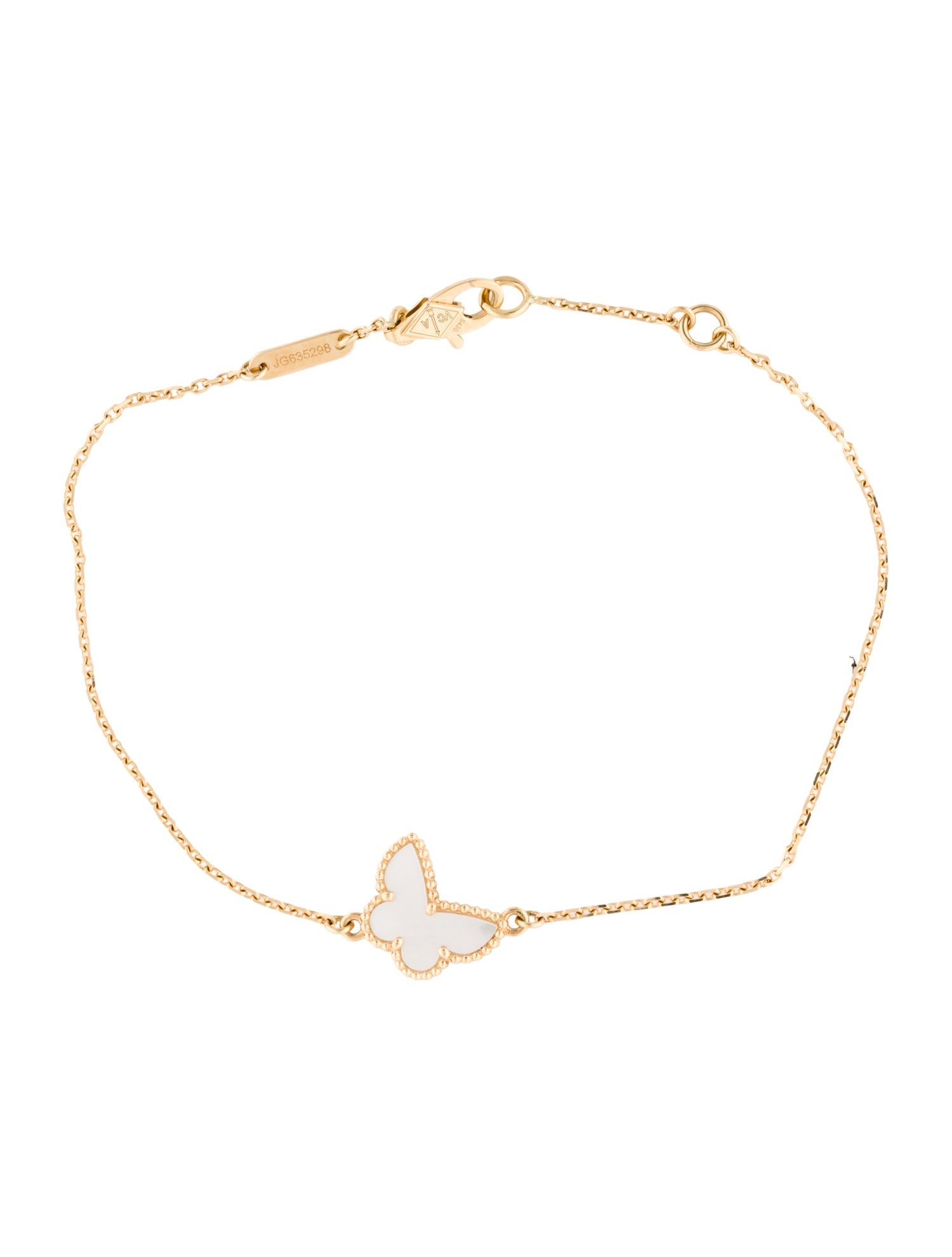 Van Cleef & Arpels Mother of Pearl Sweet Butterflies Bracelet