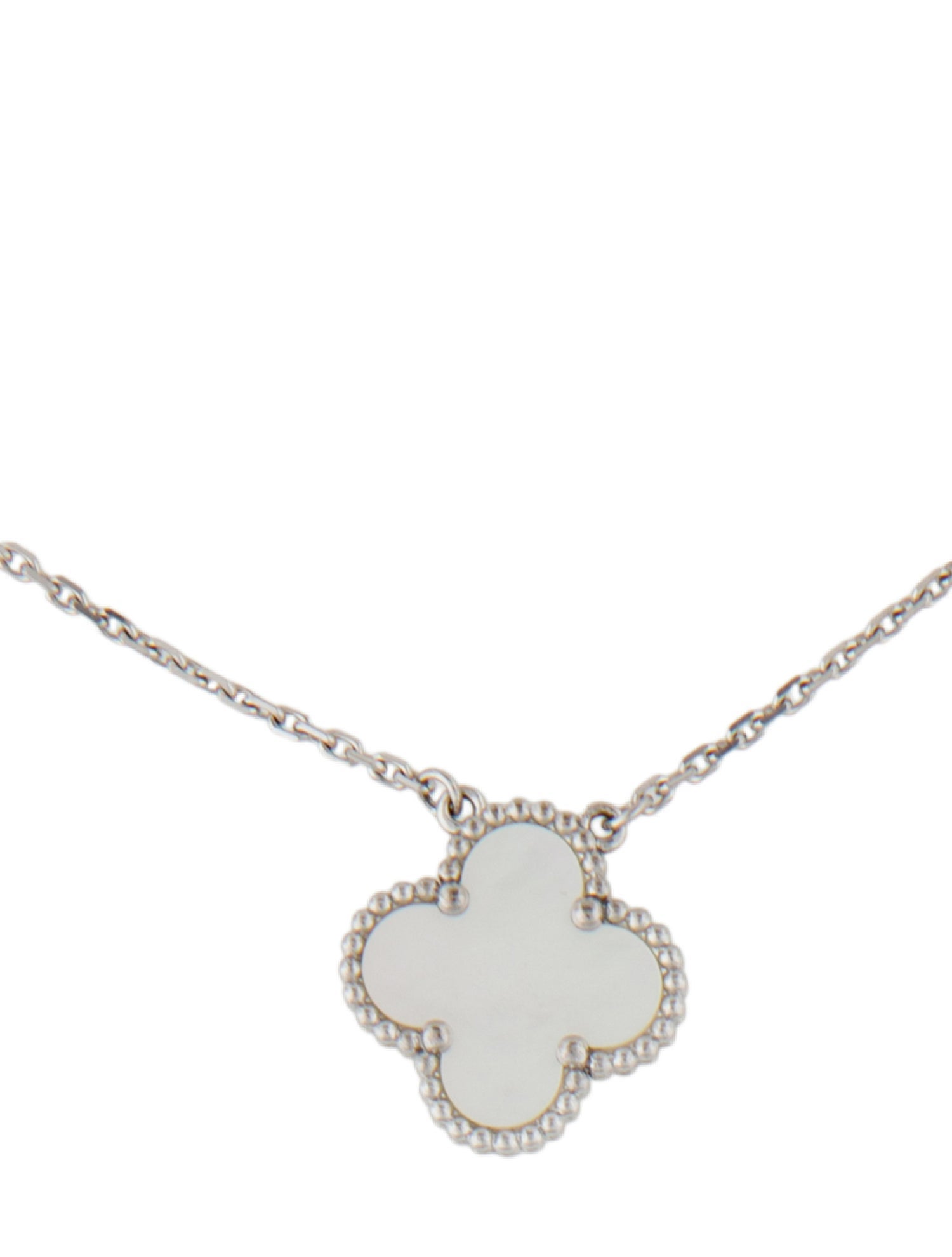 Van Cleef & Arpels Mother of Pearl Vintage Alhambra Pendant