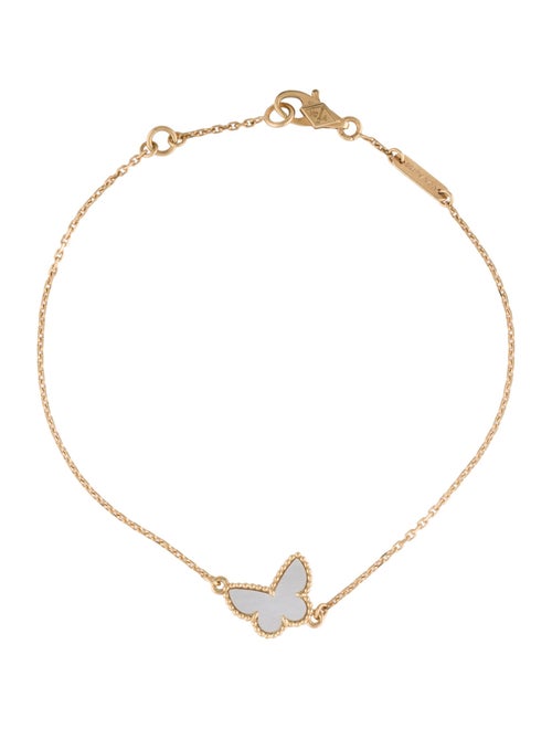 Van Cleef & Arpels Mother of Pearl Sweet Butterfly Bracelet