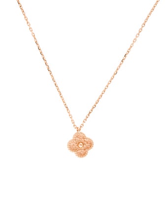 Van Cleef & Arpels Sweet Alhambra Pendant Necklace