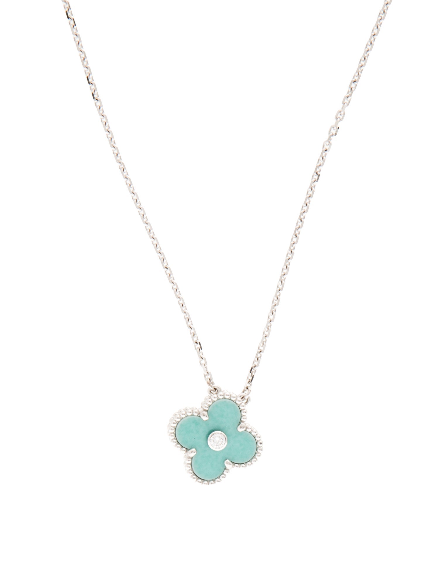 Van Cleef & Arpels 2022 Limited Edition Vintage Alhambra Pendant Necklace