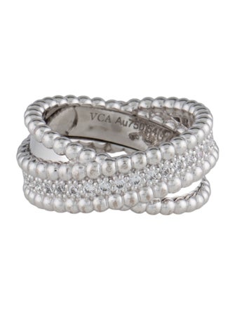 Van Cleef & Arpels Perlée Diamonds Duo Ring