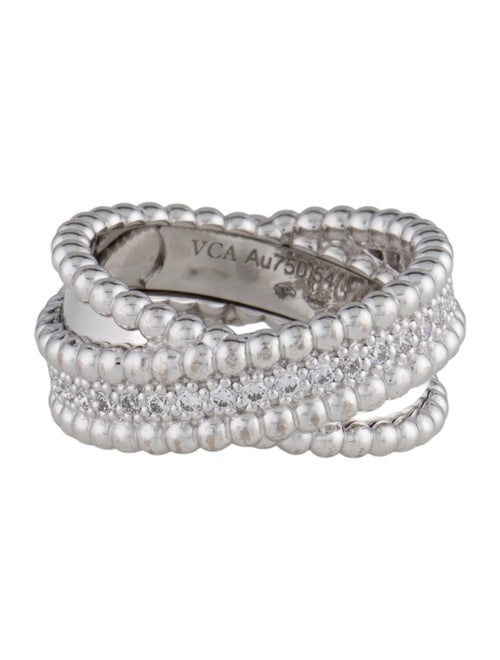 Van Cleef & Arpels Perlée Diamonds Duo Ring
