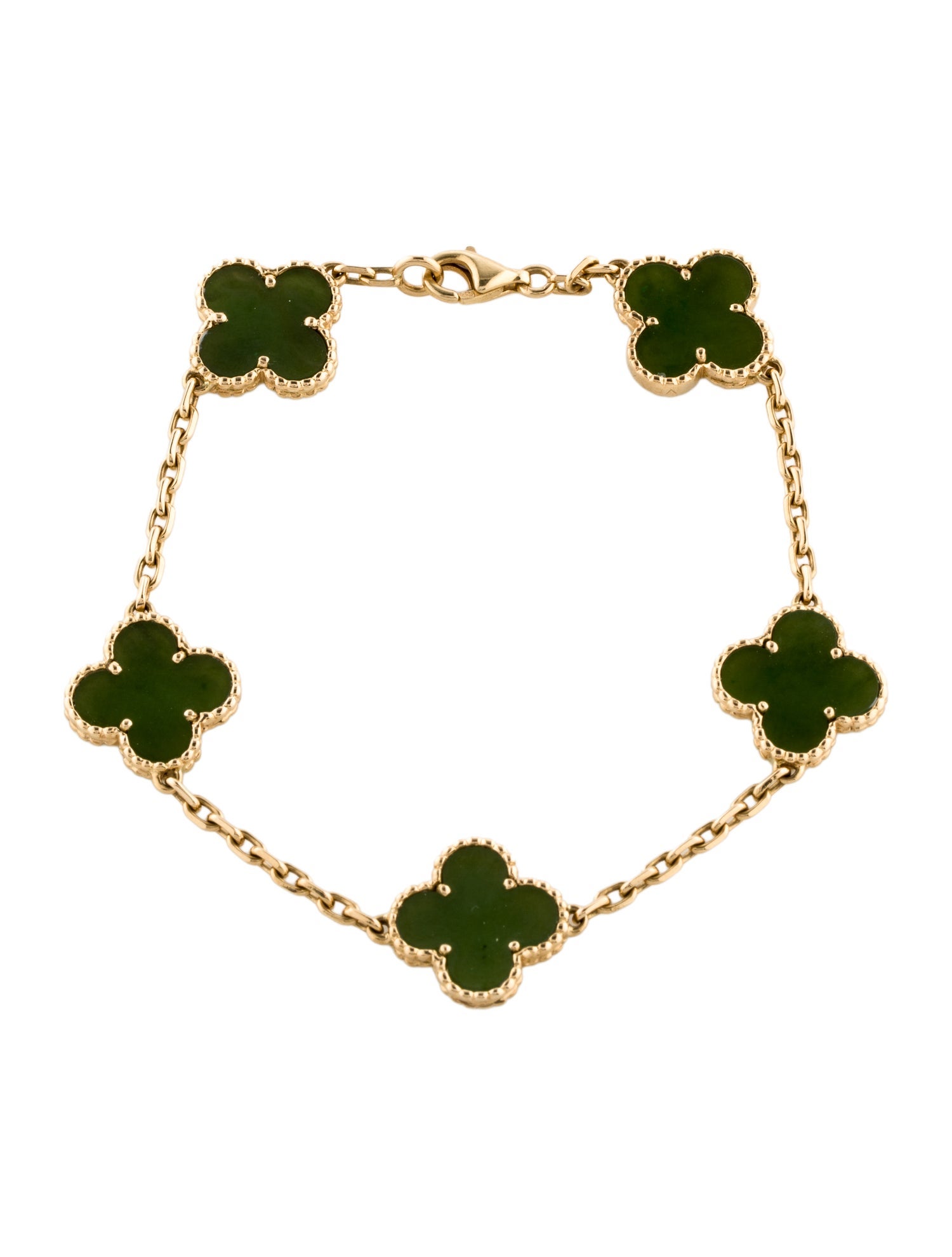 Van Cleef & Arpels Vintage Alhambra Bracelet, 5 Motifs