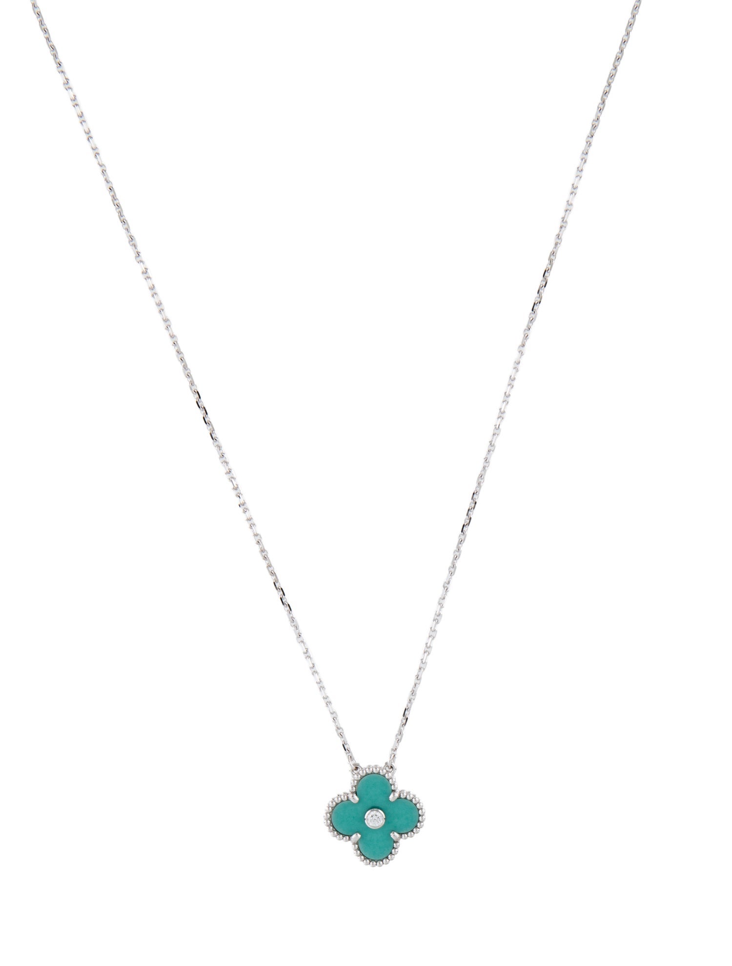 Van Cleef & Arpels Limited Edition Holiday 2022 Alhambra Pendant Necklace