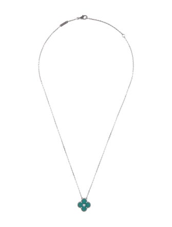 Van Cleef & Arpels Limited Edition Holiday 2022 Alhambra Pendant Necklace