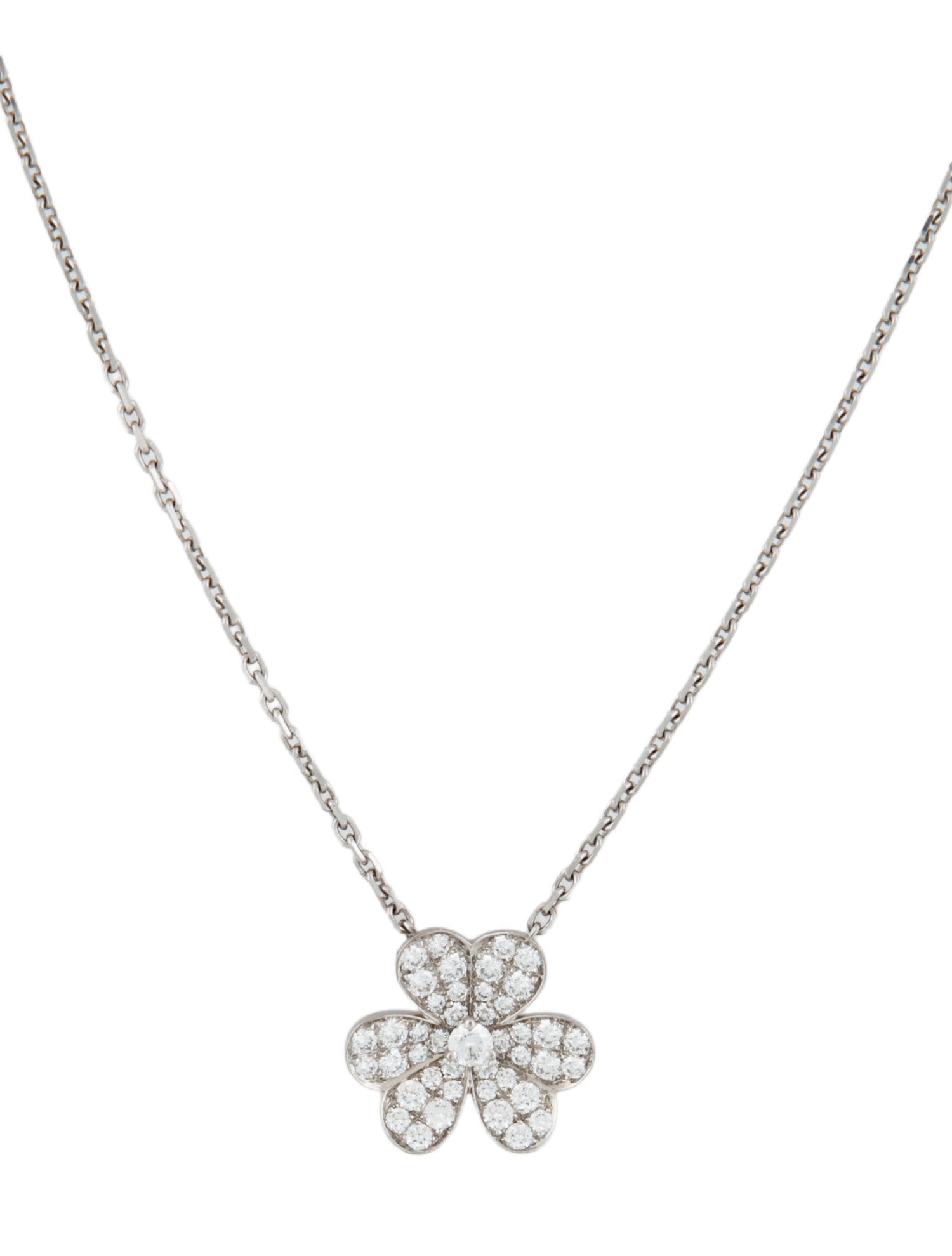 Van Cleef & Arpels Frivole Pendant Necklace, Small Model