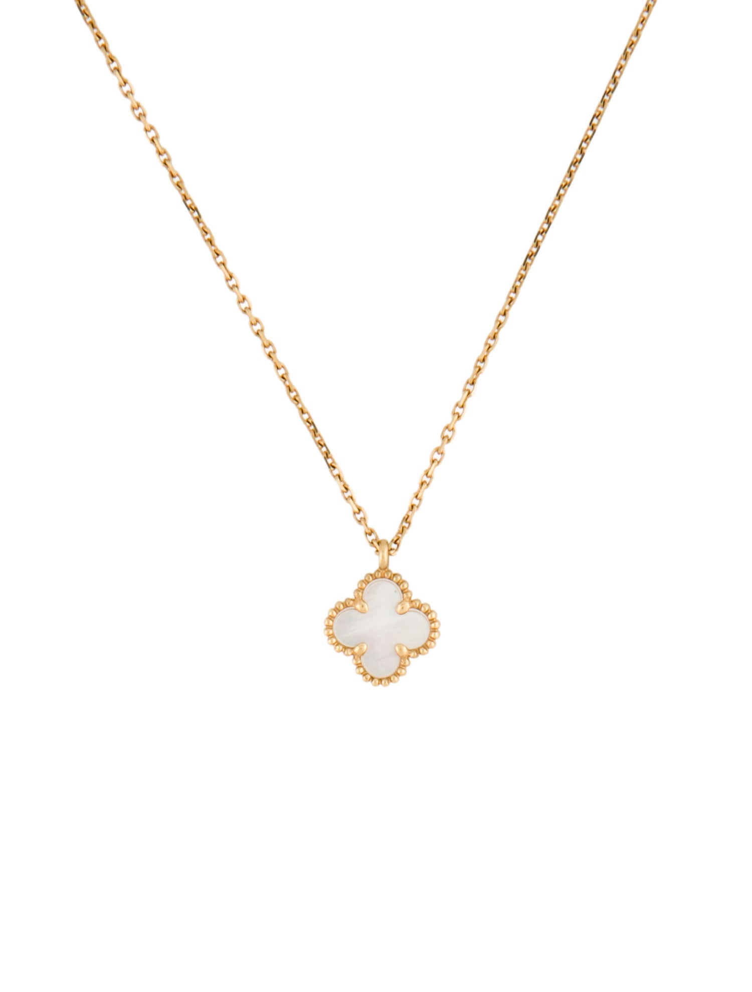Van Cleef & Arpels Mother of Pearl Sweet Alhambra Pendant
