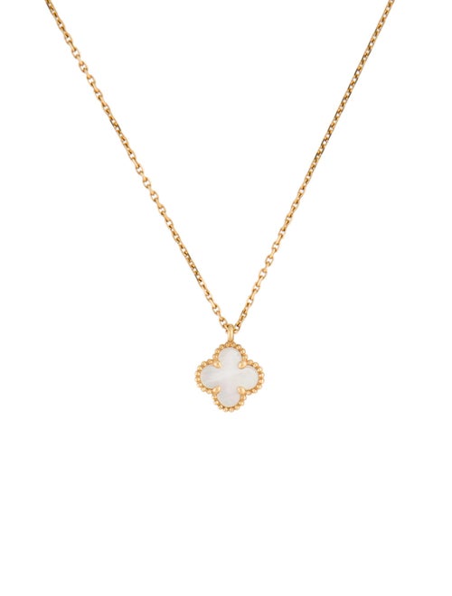 Van Cleef & Arpels Mother of Pearl Sweet Alhambra Pendant