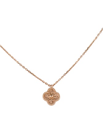 Van Cleef & Arpels Sweet Alhambra Pendant Necklace