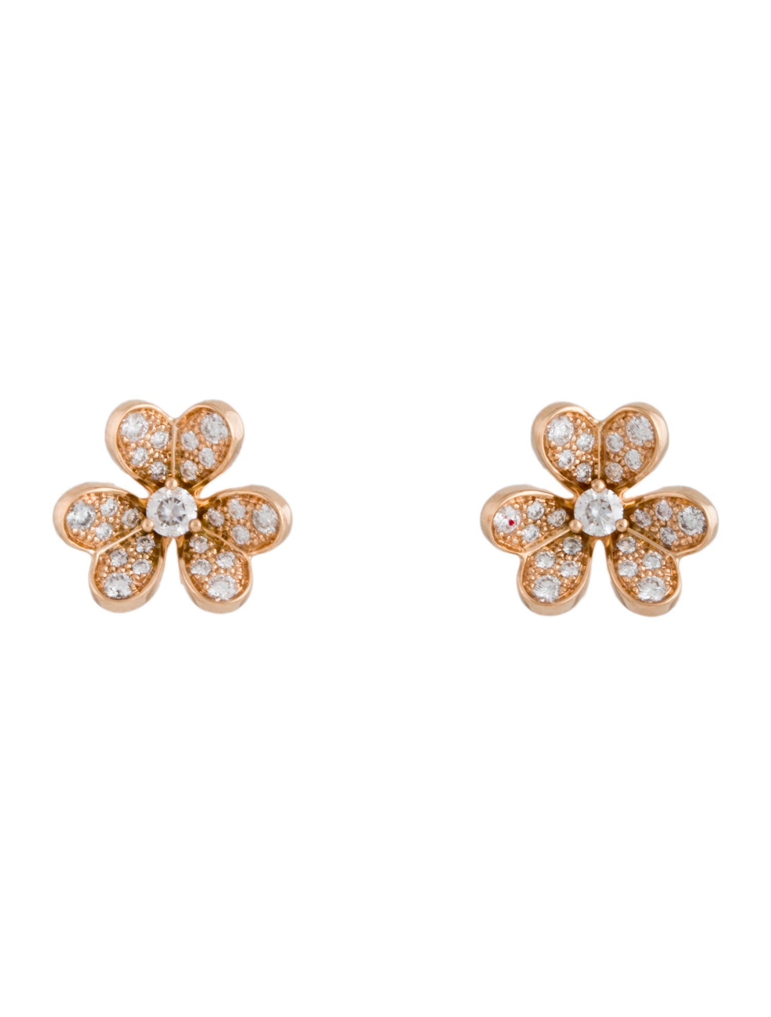 Van Cleef & Arpels Frivole Earrings, Mini Model