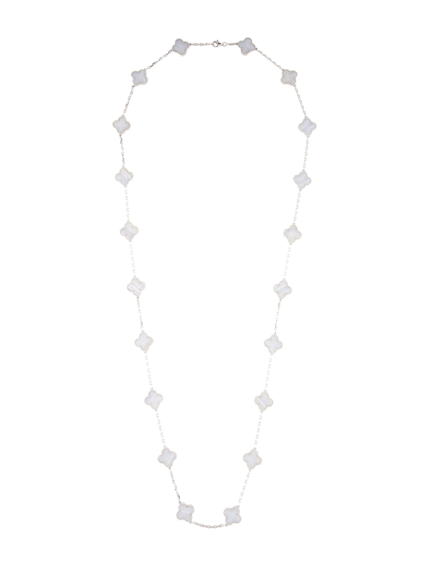 Van Cleef & Arpels Vintage Alhambra Long Necklace, 20 Motifs