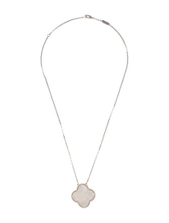 Van Cleef & Arpels Mother of Pearl Magic Alhambra Pendant