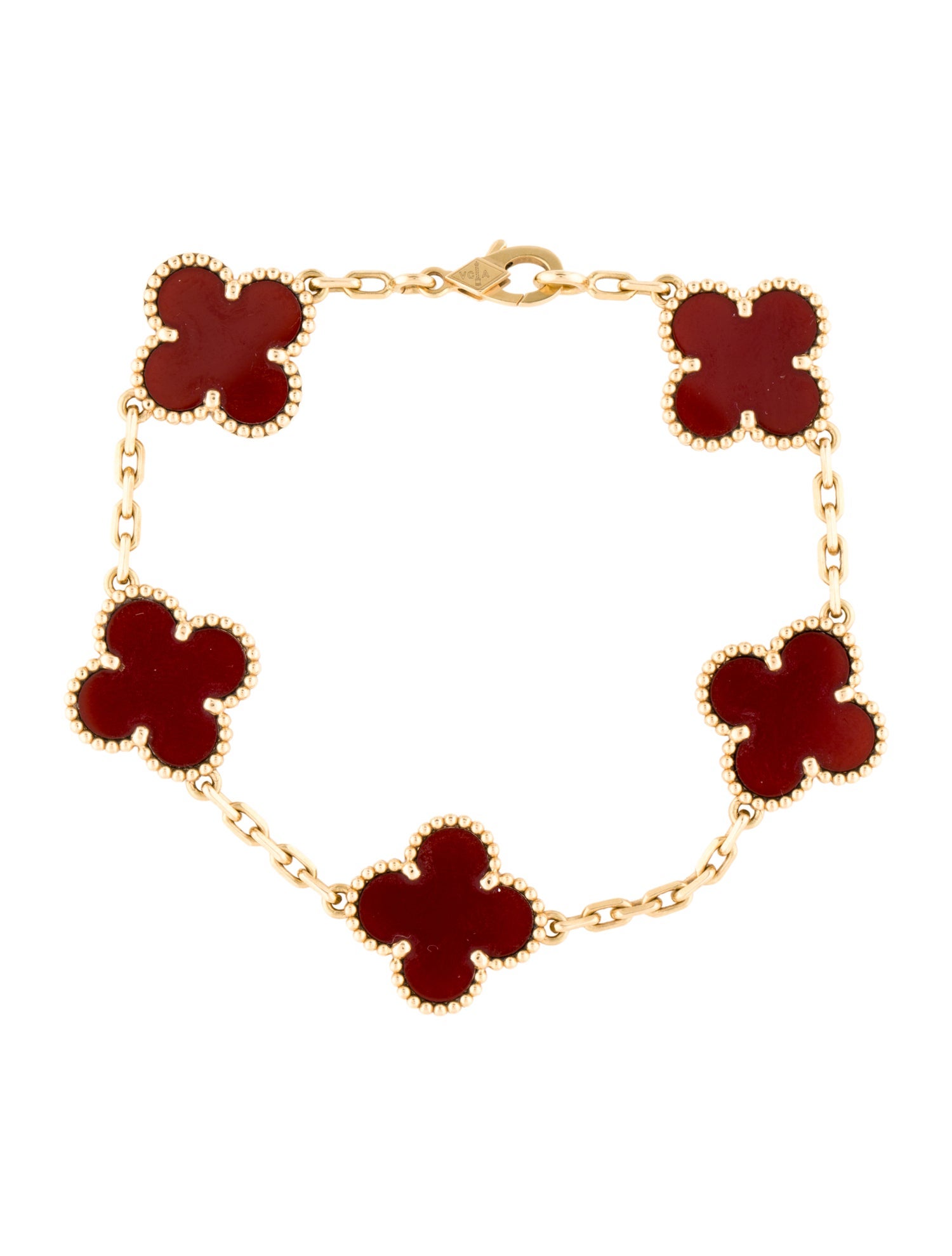 Van Cleef & Arpels Vintage Alhambra 5 Motif Bracelet