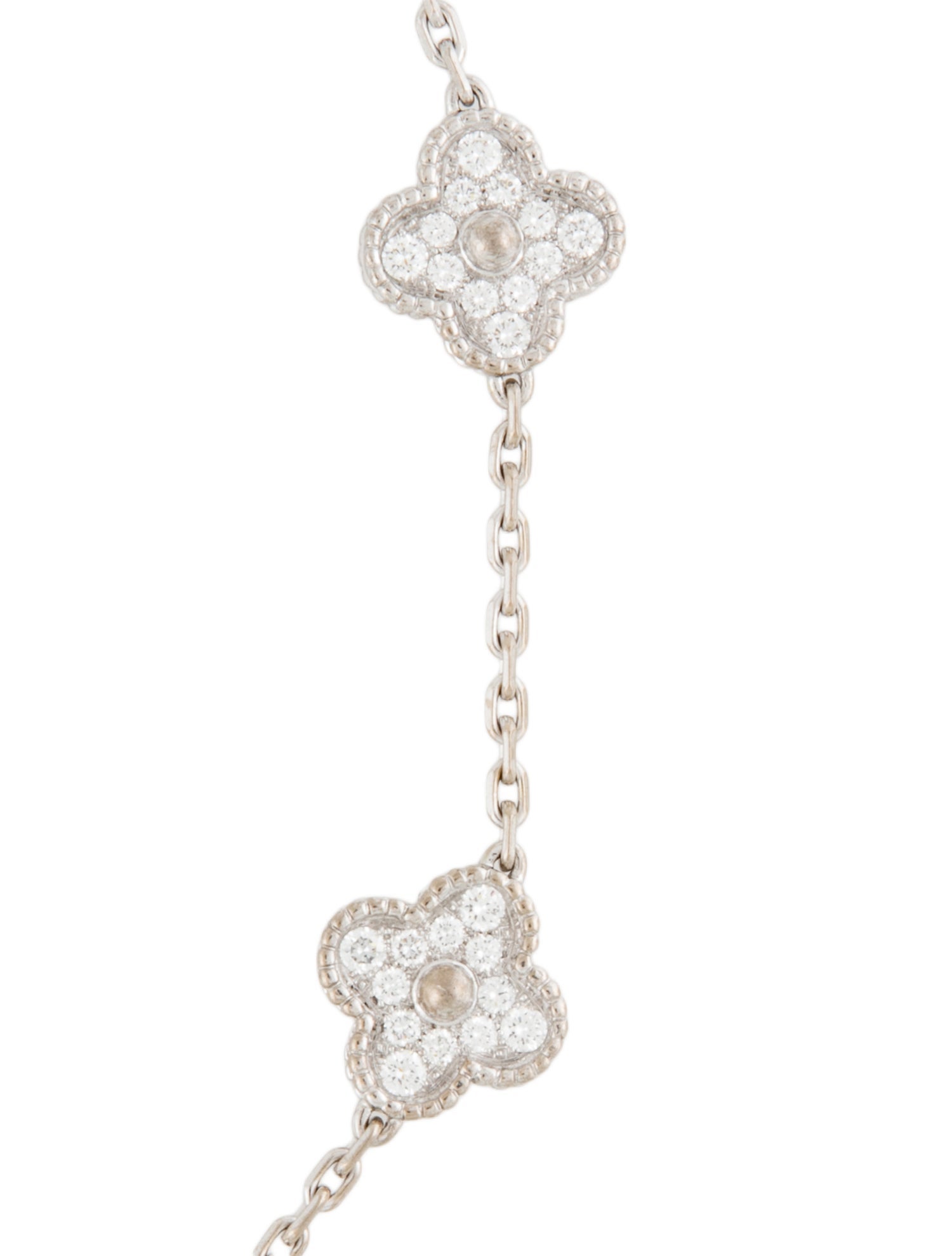 Van Cleef & Arpels Vintage Alhambra 10 Motif Necklace