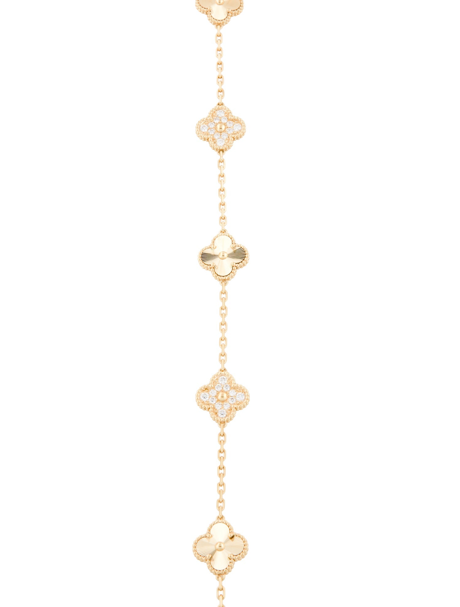 Van Cleef & Arpels Vintage Alhambra Long Necklace, 20 Motifs