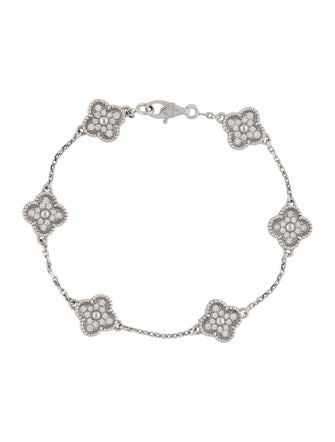 Van Cleef & Arpels 6 Motifs Sweet Alhambra Bracelet