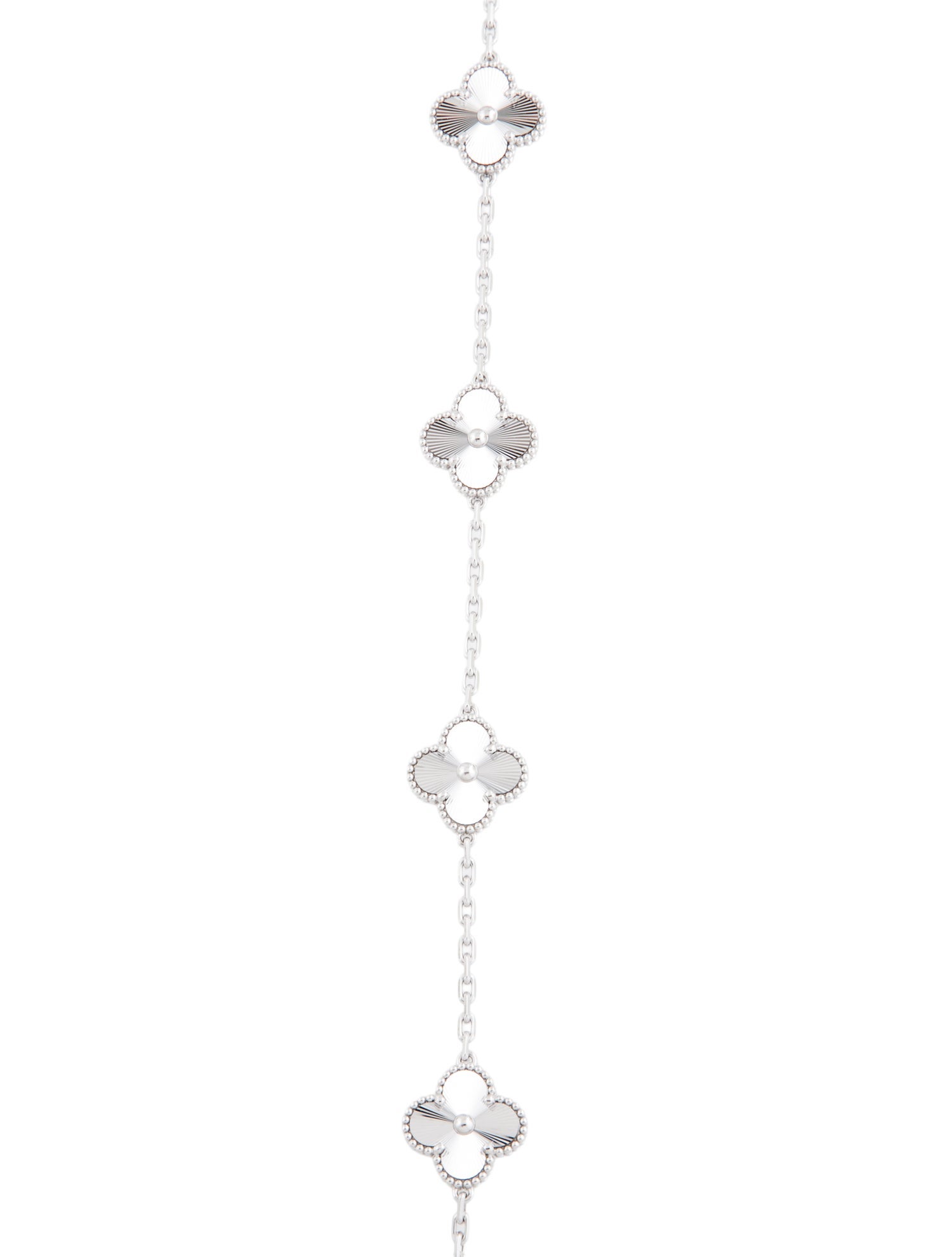 Van Cleef & Arpels Vintage Alhambra Long Necklace, 20 Motifs