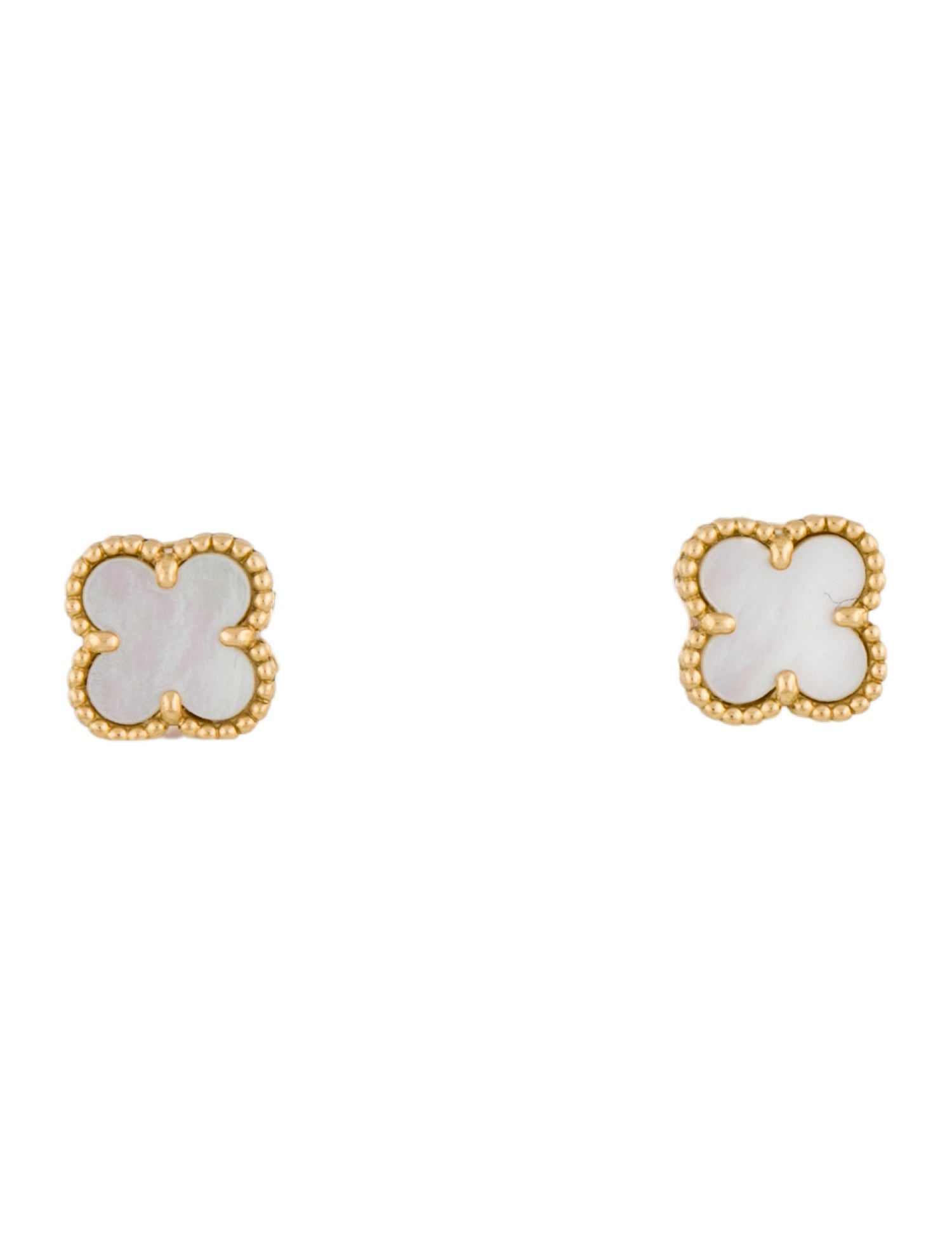 Van Cleef & Arpels Mother of Pearl Sweet Alhambra Earstuds