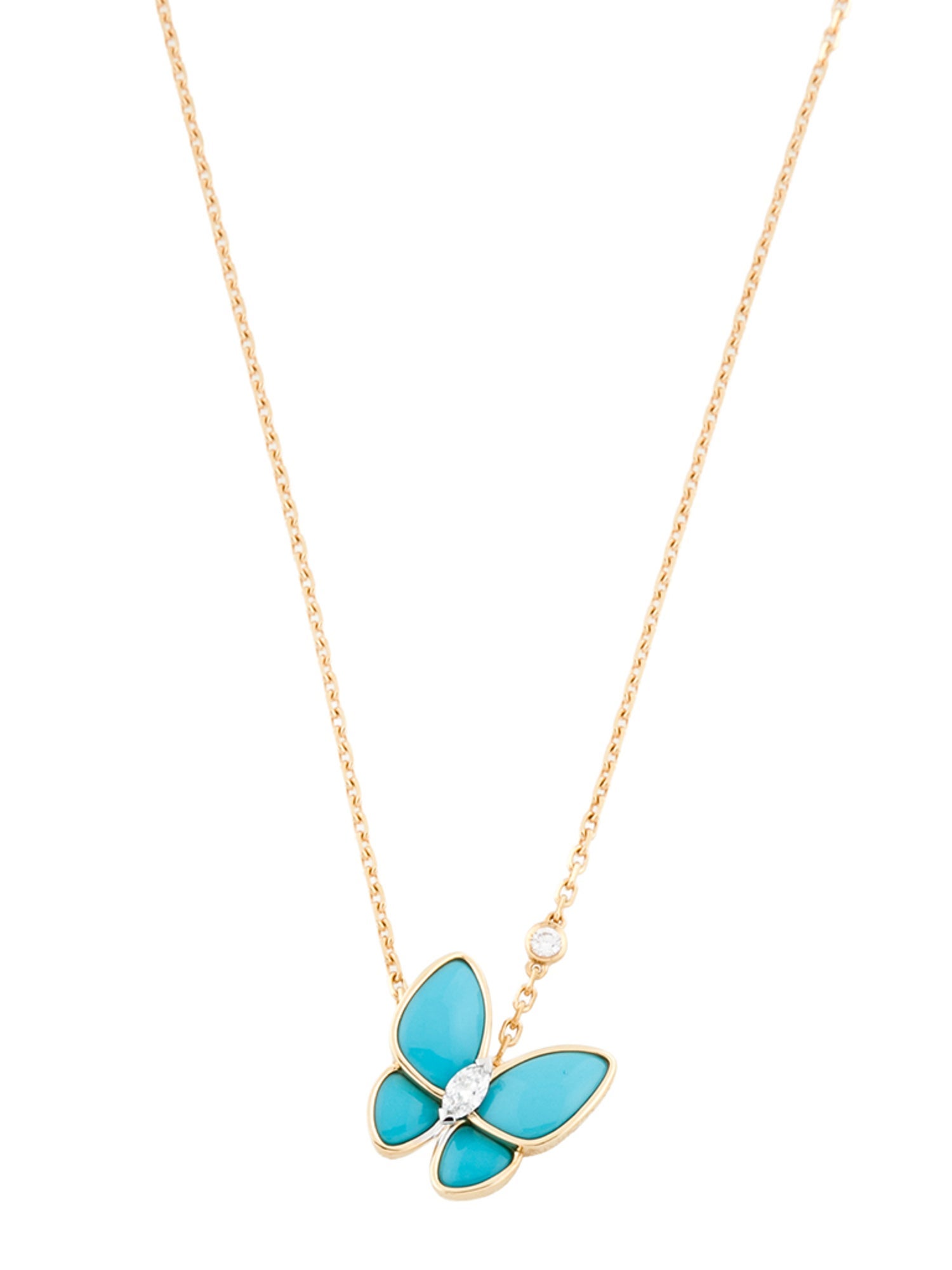 Van Cleef & Arpels Two Butterfly Pendant