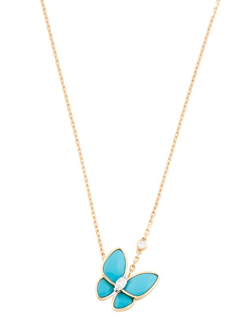 Van Cleef & Arpels Two Butterfly Pendant
