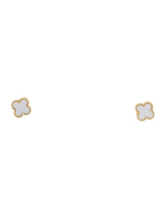 Van Cleef & Arpels Mother of Pearl Sweet Alhambra Earstuds