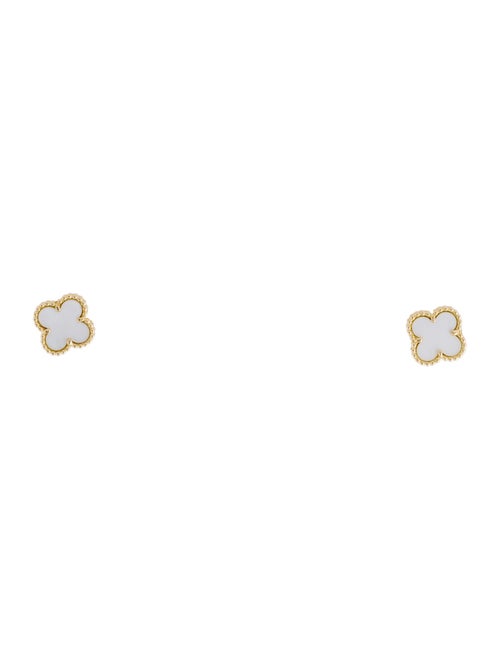 Van Cleef & Arpels Mother of Pearl Sweet Alhambra Earstuds